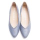 Blue Snake Heel Shoe