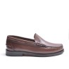 Mocasín Liso Cuero