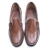Mocasín Liso Cuero