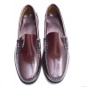Leather Plain Loafer