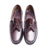 Mocasín Borlas Burdeos