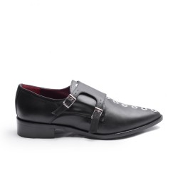 Zapato Tachas Doble Hebilla