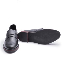 Mocasín Antifaz Piel Granulada
