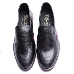 Mocasín Antifaz Piel Granulada