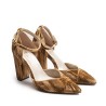 Golg Velvet High Heel