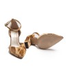 Golg Velvet High Heel