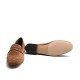 Tan Suede Leather Mask Loafer