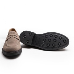 Mocasín Antifaz Afelpado Lodo
