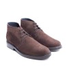 Lace-Up Suede Ankle Boot