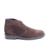 Lace-Up Suede Ankle Boot