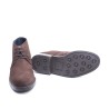 Lace-Up Suede Ankle Boot