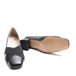 Crossed Bands Heel Shoes