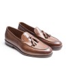 Mocasín borlas Cuero