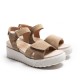 Tan Suede Sandal