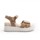 Tan Suede Sandal