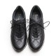 Black Quilted Leather Sneakers