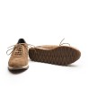 Tan Quilted Leather Sneakers