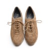 Tan Quilted Leather Sneakers