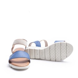 2 Bands Leather Sandals
