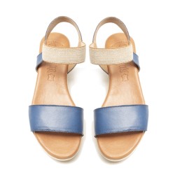 2 Bands Leather Sandals