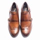 Double Monk Flat Shoes