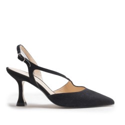 Zapato Destalonado Ante