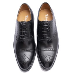 Oxford Black Leather