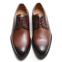 Tan Leather Derby Shoe