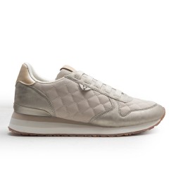 Champagne Quilted Sneaker 