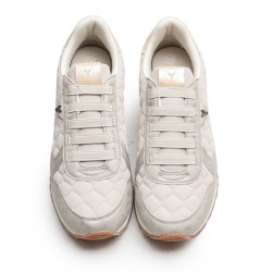 Champagne Quilted Sneaker 