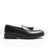 Mocasín Borlas Negro