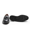 Mocasín Borlas Negro