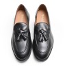 Mocasín Borlas Negro