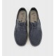 Blue Grey Boat Shoe
