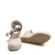 Beige Linen Espadrille