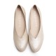 Beige Wedge Heel Shoe