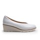 White Wedge Heel Shoe