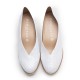 White Wedge Heel Shoe