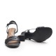 Tubular Black Sandal