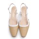 Raffia Slingback Shoe