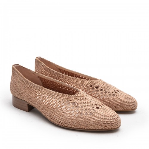 Tan Woven Shoe