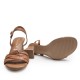 Tubular Tan Sandal