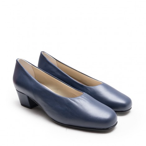 Blue Heel Shoe