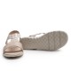 Beige T Sandal