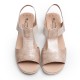 Beige T Sandal