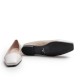 Patent Toe Flat Shoe