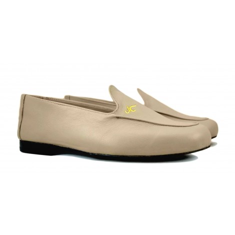 Mocasín Liso Beige