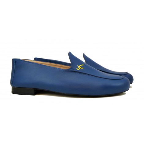 Blue Plain Loafer