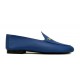 Blue Plain Loafer