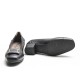 Ornamental Black Heel Shoe